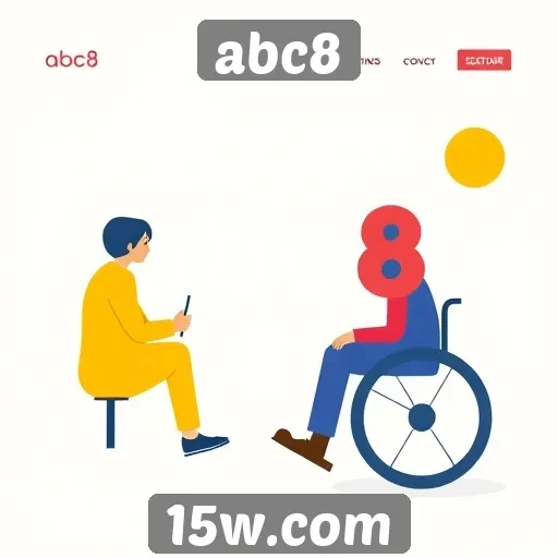 Acessibilidade e design do site abc8 em foco